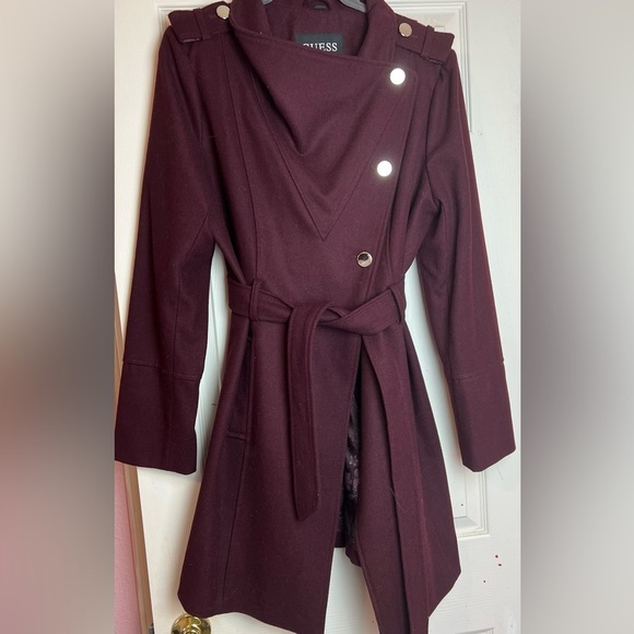 Guess women’s Winter coat XL burgundy - Picture 1 of 4